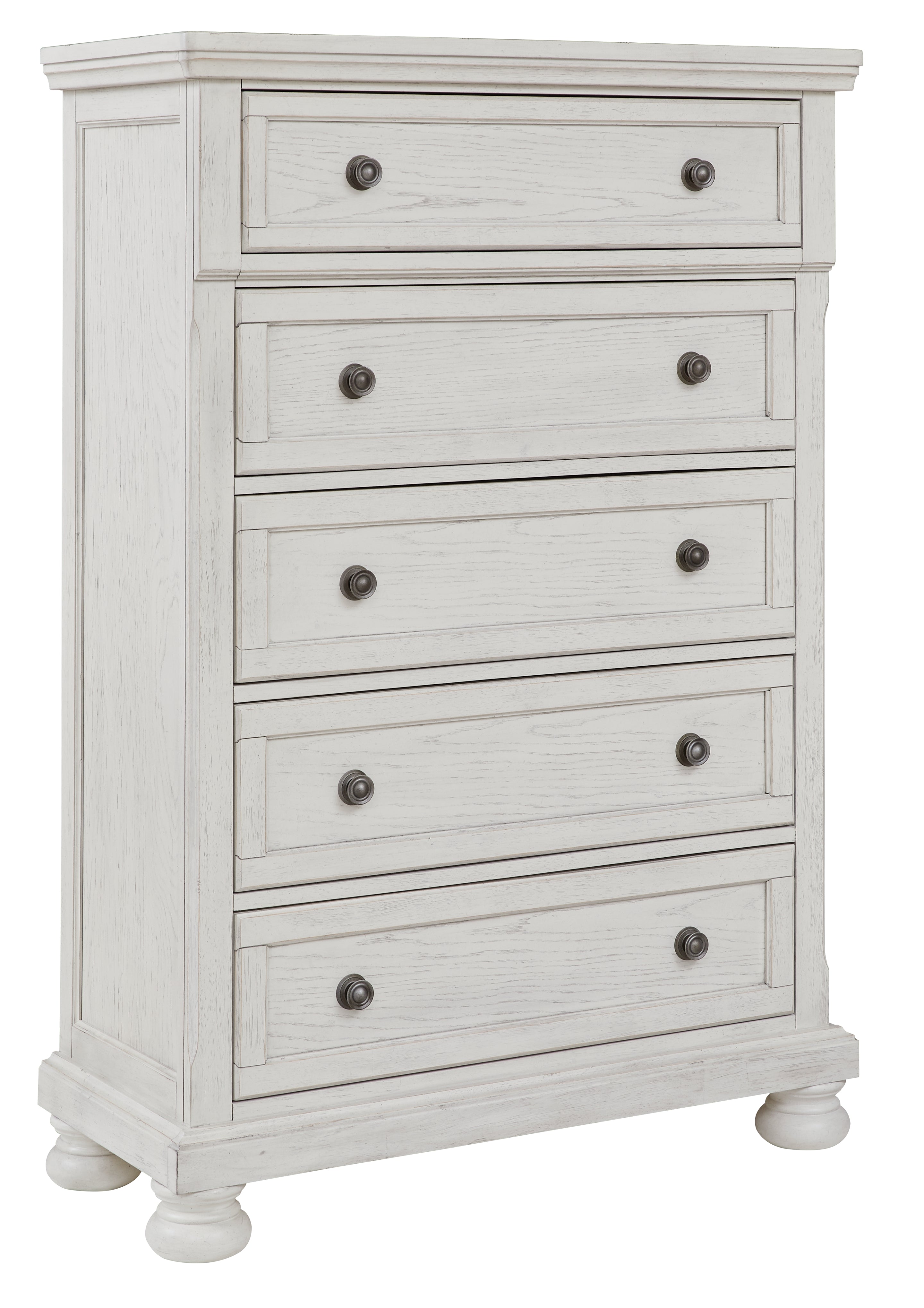 Ashley Furniture - Robbinsdale Chest - White - Wood - Chests