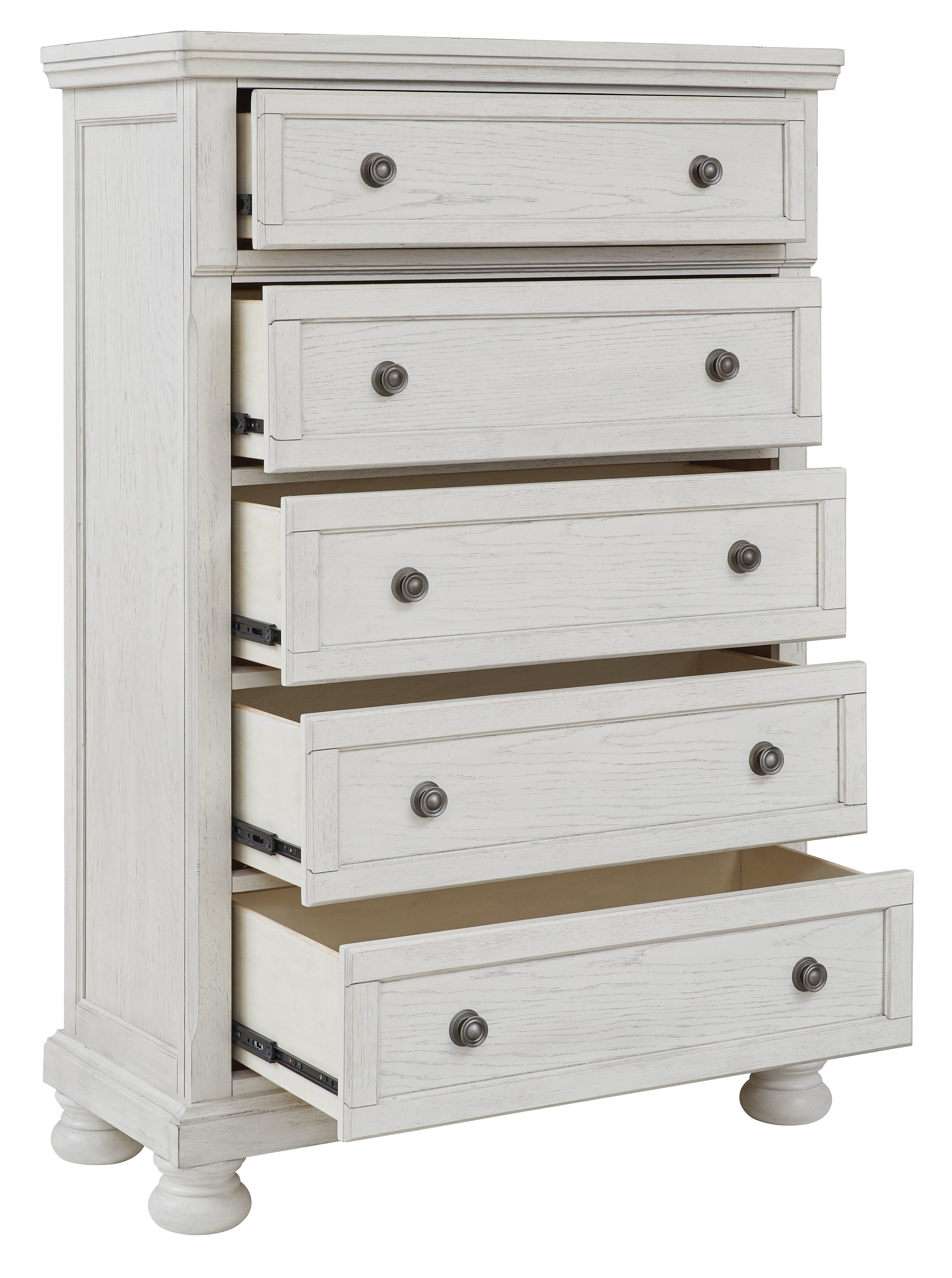 Ashley Furniture - Robbinsdale Chest - White - Wood - Chests - Additional View 2