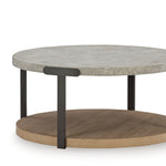 Ashley Furniture - DARTHURST 3 PACK OCCASIONAL TABLE SET - Light Brown Wood|Metal - Tables