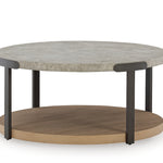 Ashley Furniture - DARTHURST 3 PACK OCCASIONAL TABLE SET - Light Brown Wood|Metal - Tables - Additional View 2