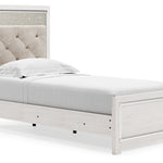Ashley Furniture - Altyra Twin Panel Bed - White Wood - Beds