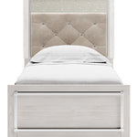 Ashley Furniture - Altyra Twin Panel Bed - White Wood - Beds - Additional View 3