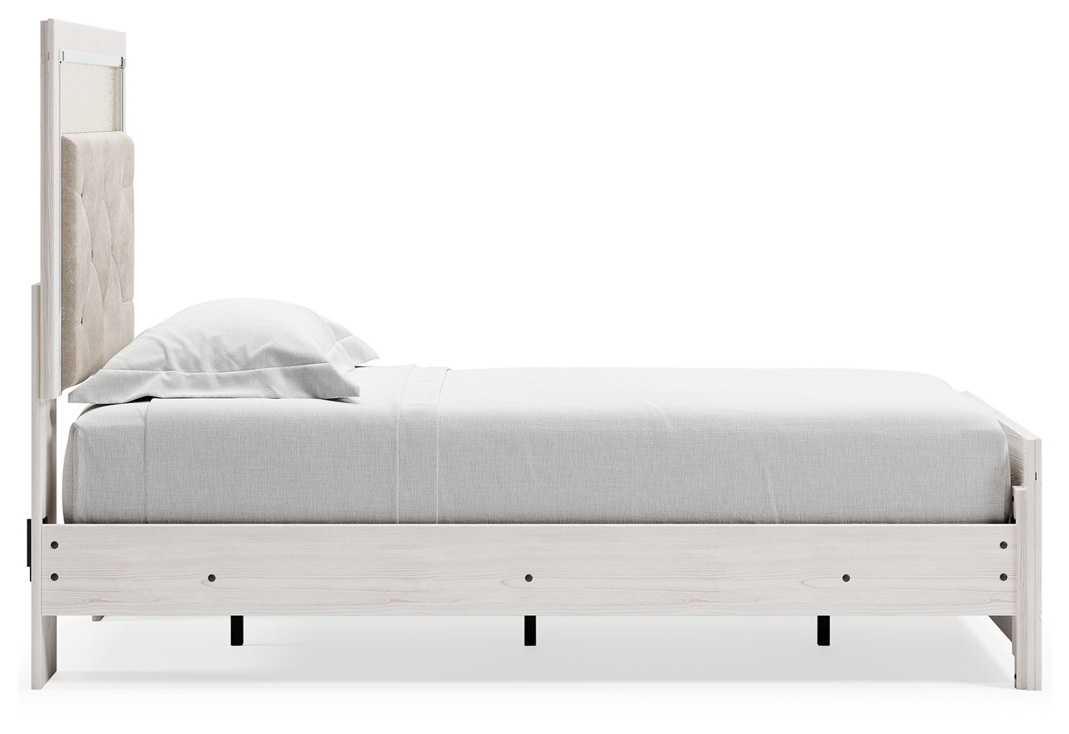 Ashley Furniture - Altyra Twin Panel Bed - White Wood - Beds - Additional View 4