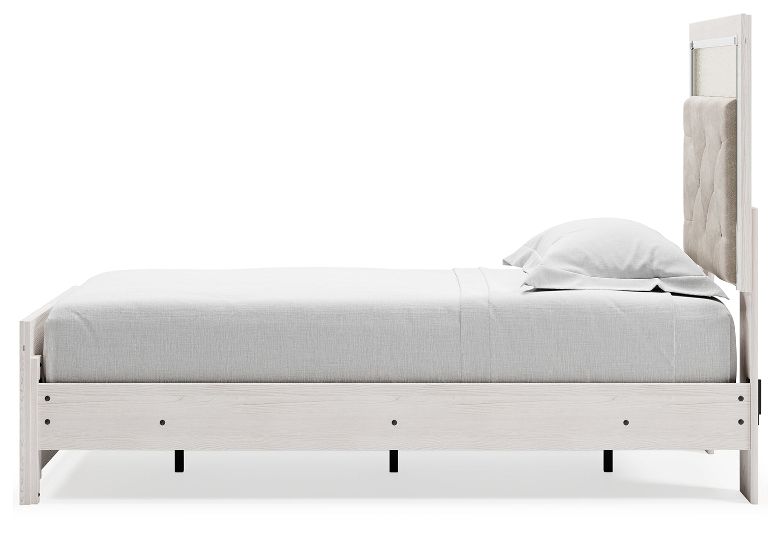 Ashley Furniture - Altyra Twin Panel Bed - White Wood - Beds - Additional View 6