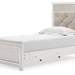 Ashley Furniture - Altyra Twin Panel Bed - White Wood - Beds - Additional View 7
