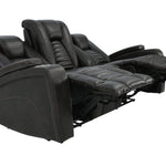 MAYNARD WALNUT 2P POWER SOFA WITH DROP DOWN TABLE - Additional View 3