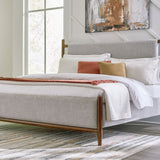 Ashley Furniture - Lyncott King Upholstered Bed - Dark Brown|Gray Fabric|Wood - Beds - Additional View 1