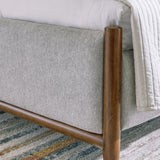 Ashley Furniture - Lyncott King Upholstered Bed - Dark Brown|Gray Fabric|Wood - Beds - Additional View 5
