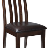 Ashley Furniture - HADDIGAN SIDE CHAIR - Dark Brown Leather Match|Wood - Chairs - Additional View 1