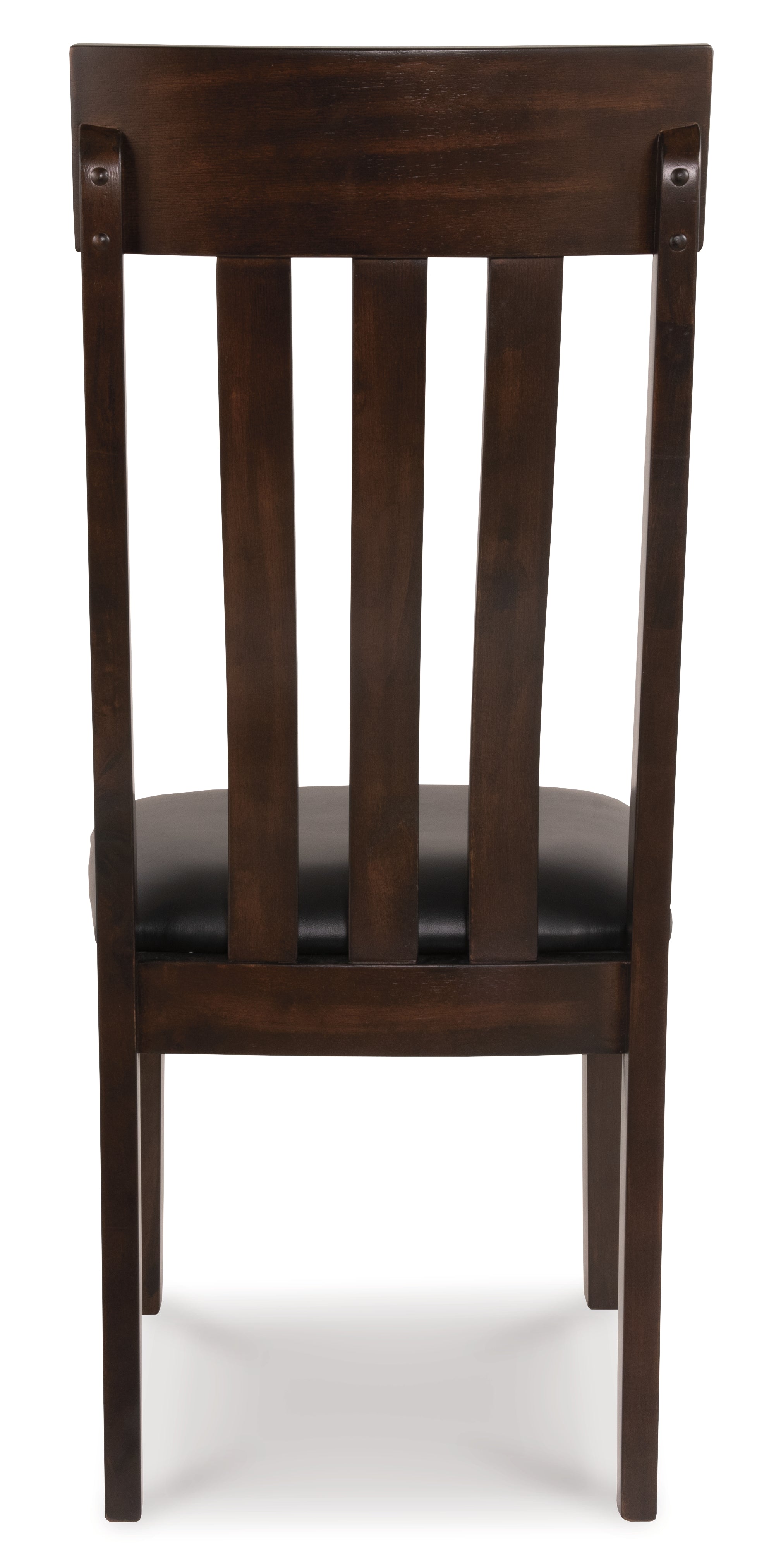Ashley Furniture - HADDIGAN SIDE CHAIR - Dark Brown Leather Match|Wood - Chairs - Additional View 5