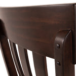 Ashley Furniture - HADDIGAN SIDE CHAIR - Dark Brown Leather Match|Wood - Chairs - Additional View 7