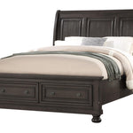 Kingsman Queen Bed - Grey