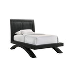 Elements International - Allan Black Twin Bed - Wood - Beds