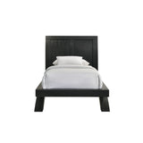 Elements International - Allan Black Twin Bed - Wood - Beds - Additional View 4