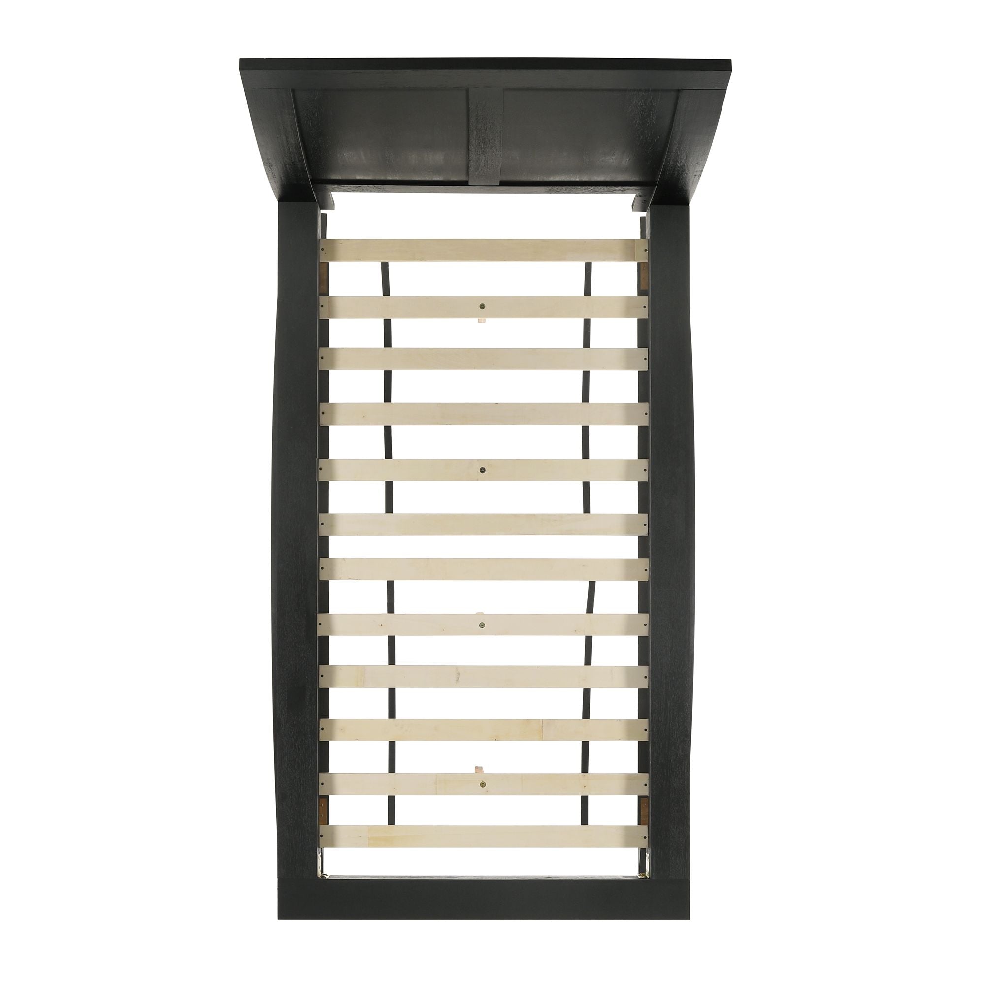 Elements International - Allan Black Twin Bed - Wood - Beds - Additional View 7