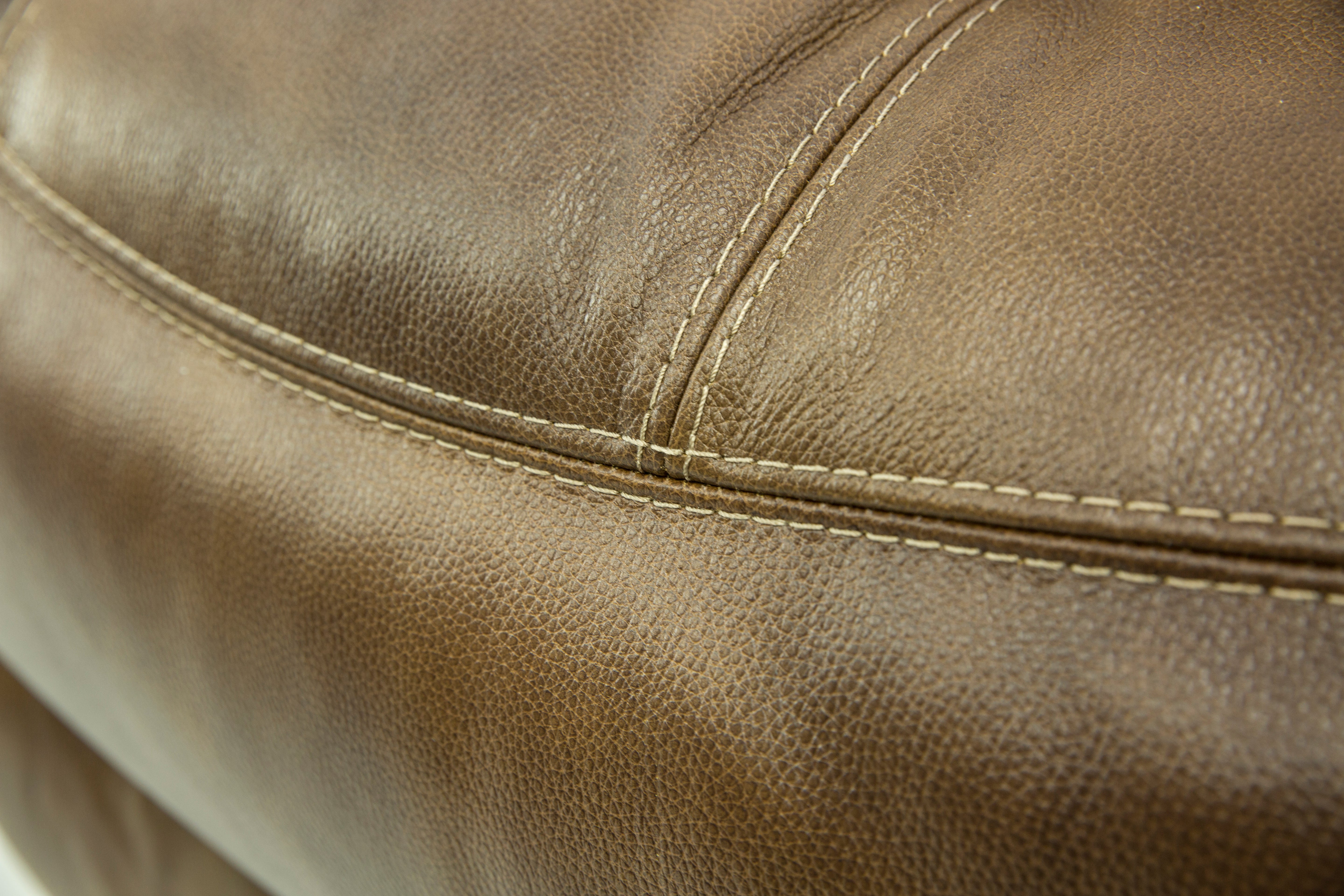 Hudson Leather Power Loveseat With Console - Saddle - Additional View 4