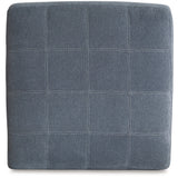 Ashley Furniture - Marrelton Oversized Ottoman - Denim - Blue Fabric - Ottomans - Additional View 3