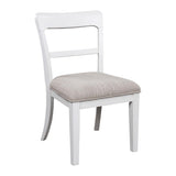 Chadworth Upholstered Dining Side Chair - White