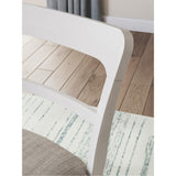 Chadworth Upholstered Dining Side Chair - White