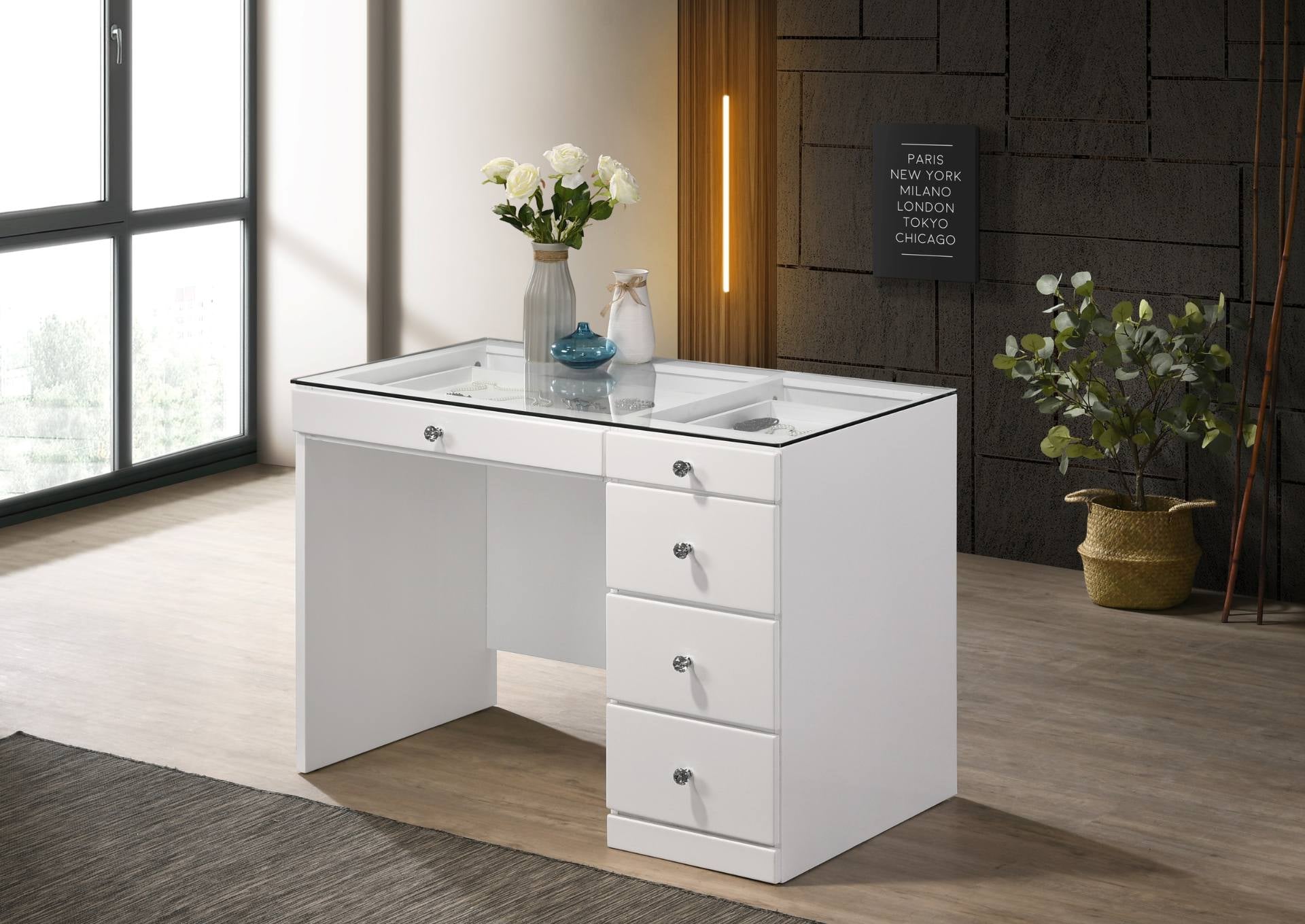 Morgan Vanity - White - Additional View 2
