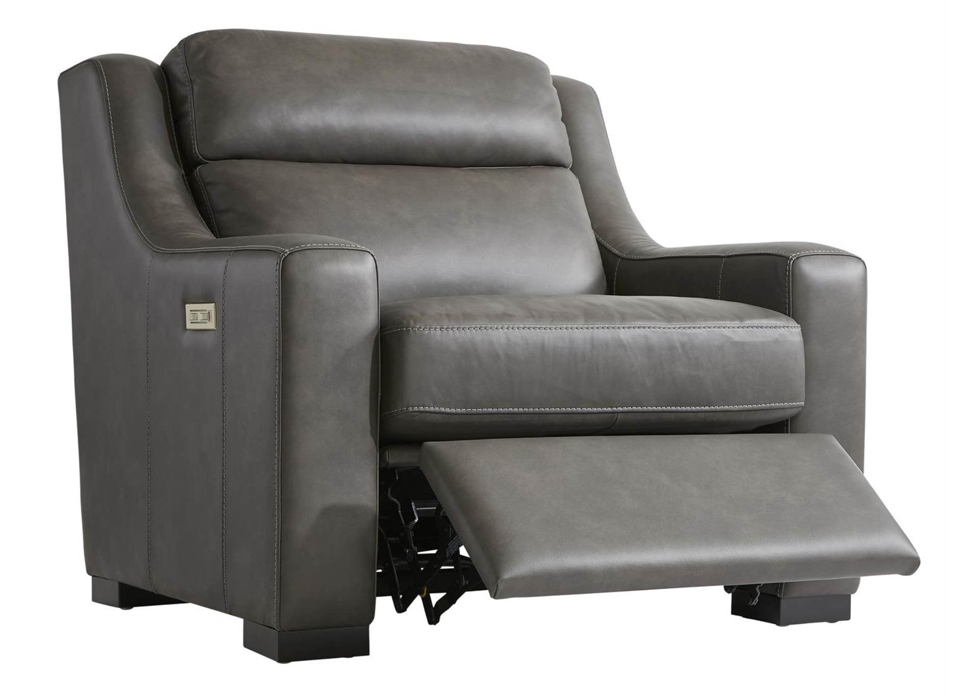 GERMAIN LEATHER POWER RECLINER - Additional View 2