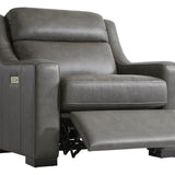 GERMAIN LEATHER POWER RECLINER - Additional View 2