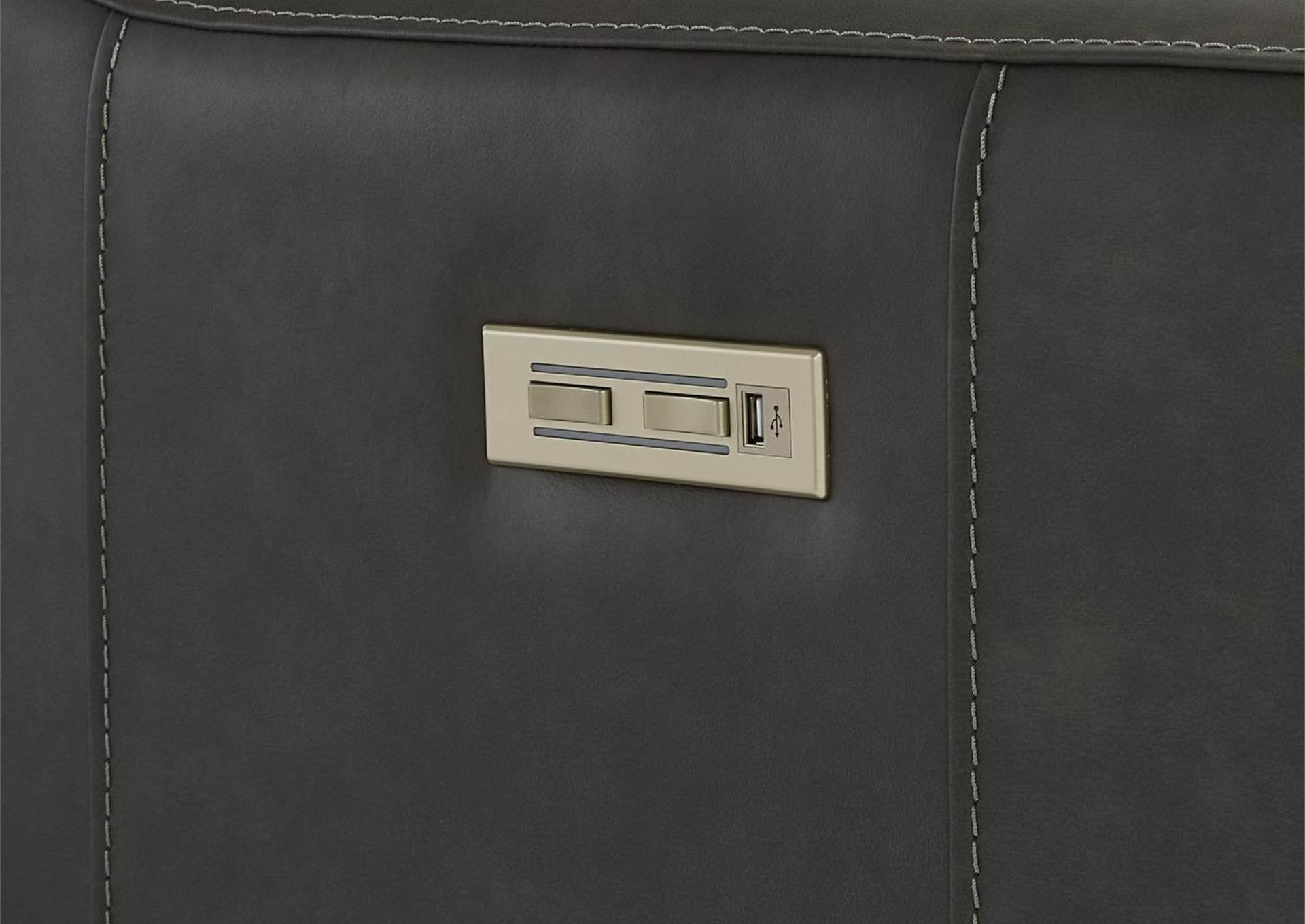 GERMAIN LEATHER POWER RECLINER - Additional View 4