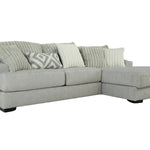 Mondo 2Pc Sectional - Silver - Additional View 1