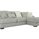 Mondo 2Pc Sectional - Silver - Additional View 1