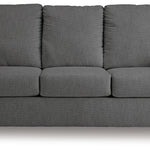 Ashley Furniture - Rannis Full Sofa Sleeper - Pewter - Dark Gray Fabric - Sofas - Additional View 2