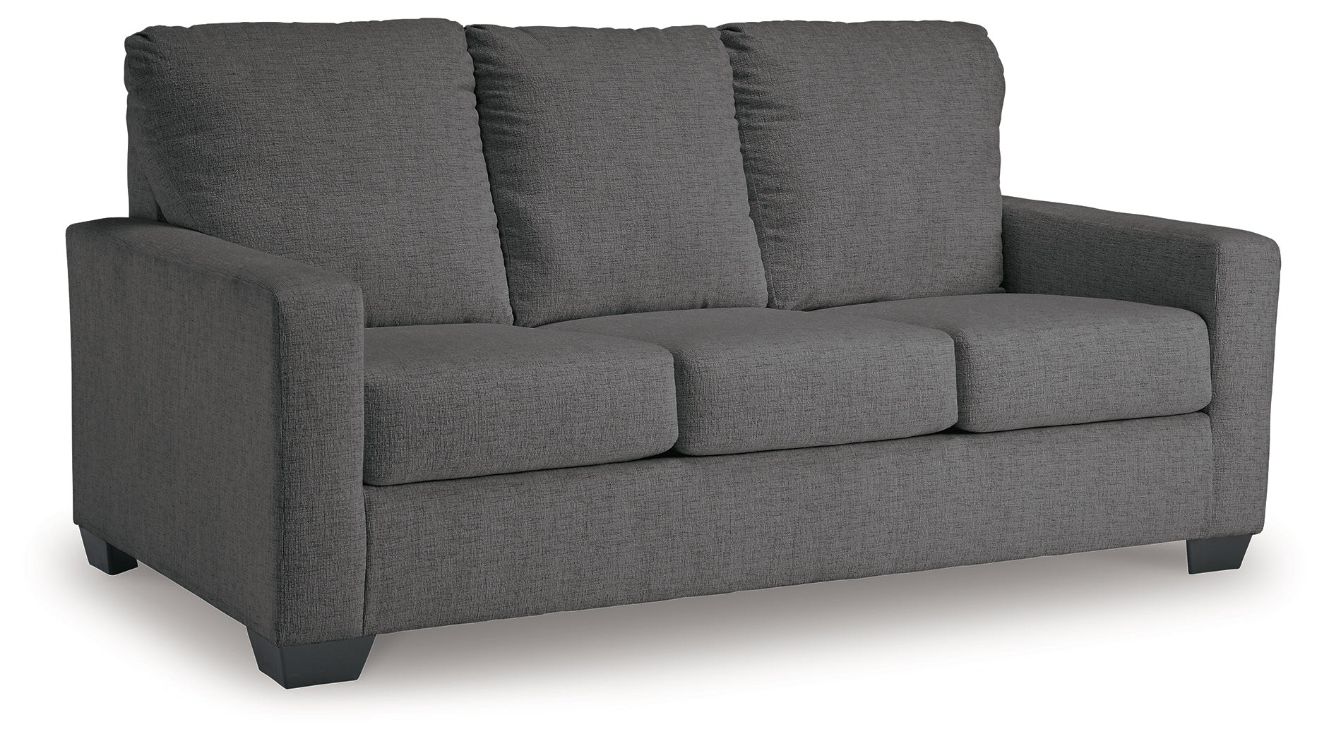 Ashley Furniture - Rannis Full Sofa Sleeper - Pewter - Dark Gray Fabric - Sofas - Additional View 1
