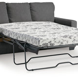 Ashley Furniture - Rannis Full Sofa Sleeper - Pewter - Dark Gray Fabric - Sofas - Additional View 3
