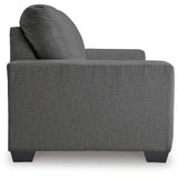 Ashley Furniture - Rannis Full Sofa Sleeper - Pewter - Dark Gray Fabric - Sofas - Additional View 4