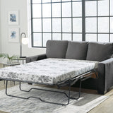Ashley Furniture - Rannis Full Sofa Sleeper - Pewter - Dark Gray Fabric - Sofas - Additional View 7