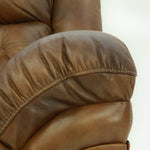 Hudson Leather Reclining Sofa - Saddle - Additional View 2