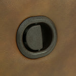 Hudson Leather Reclining Sofa - Saddle - Additional View 4
