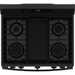 GE BLACK FREE-STANDING GAS RANGE WITH CONVECTION AND AIR FRY - Ranges - Additional View 1