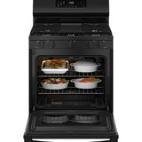 GE BLACK FREE-STANDING GAS RANGE WITH CONVECTION AND AIR FRY - Ranges - Additional View 3
