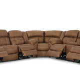 Haygen 3 Piece Power Sectional - Almond - Additional View 2
