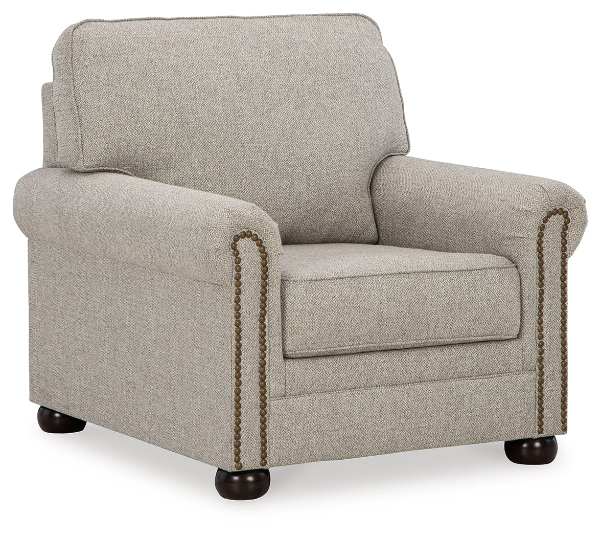 Ashley Furniture - GAELON DUNE CHAIR - Light Brown Fabric - Chairs