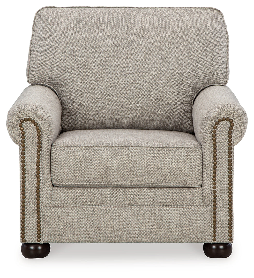Ashley Furniture - GAELON DUNE CHAIR - Light Brown Fabric - Chairs - Additional View 2