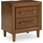 Ashley Furniture - LYNCOTT NIGHTSTAND - Dark Brown Wood - Nightstands