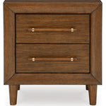 Ashley Furniture - LYNCOTT NIGHTSTAND - Dark Brown Wood - Nightstands - Additional View 3