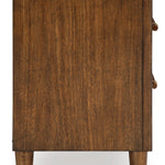 Ashley Furniture - LYNCOTT NIGHTSTAND - Dark Brown Wood - Nightstands - Additional View 4
