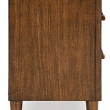 Ashley Furniture - LYNCOTT NIGHTSTAND - Dark Brown Wood - Nightstands - Additional View 4