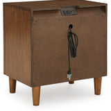 Ashley Furniture - LYNCOTT NIGHTSTAND - Dark Brown Wood - Nightstands - Additional View 5