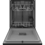 GE BLACK DISHWASHER FRONT CONTROL WITH STEAM - Dishwashers - Additional View 1