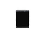 GE BLACK DISHWASHER FRONT CONTROL WITH STEAM - Dishwashers - Additional View 22