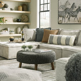 Ashley Furniture - BALES TAUPE ACCENT CHAIR - Light Brown Fabric - Chairs - Additional View 8