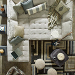 Ashley Furniture - BALES TAUPE ACCENT CHAIR - Light Brown Fabric - Chairs - Additional View 9